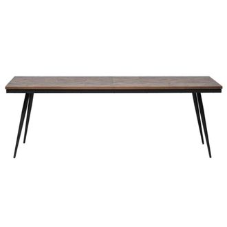 Woood Mesa comedor rhombic 220cm madera marr&oacute;n