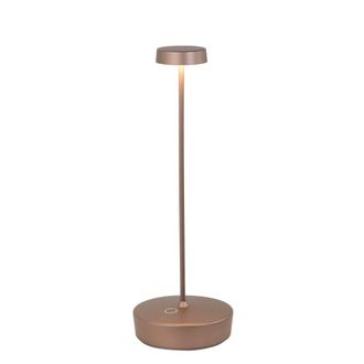 Zafferano L&aacute;mpara de mesa led zafferano, regulable, color corten, 2200-3000k