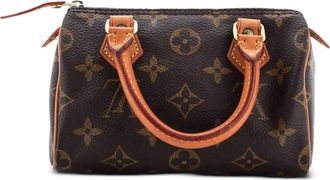 Louis Vuitton Speedy Mini HL Handbag Monogram Canvas satchel - Bruin