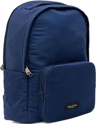 Marc O'Polo Zaino medio con applicazione logo - Blu