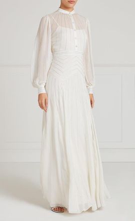 Temperley London Villanelle Dress in Ivory at Nordstrom, Size 10
