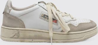 Autry Sneakers Medalist Low Super Vintage in pelle bicolore con effetto usurato