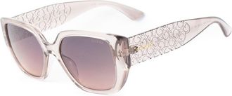 Guess Bruine Resin Zonnebril