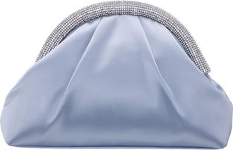 Nina Jane Frame Clutch in Icy Blue at Nordstrom