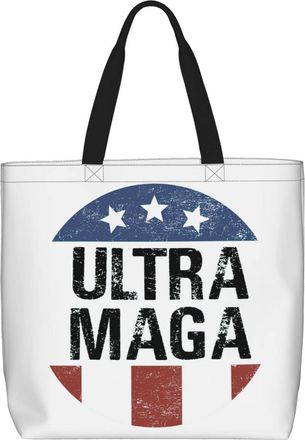 Generic Women Handbag Ultra Maga Ladies Shopping Shoulder Bag Reusable Folding Shopping Bags, For Christmas, Daily, Swim, Holiday, Birthday