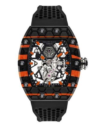 Philipp Plein Watch Dragon Men in Black/orange at Nordstrom