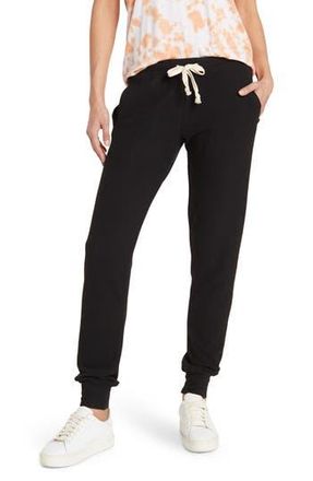 Theo & Spence Yummy Pocket Brushed Knit Joggers in Black at Nordstrom Rack, Size X-Small