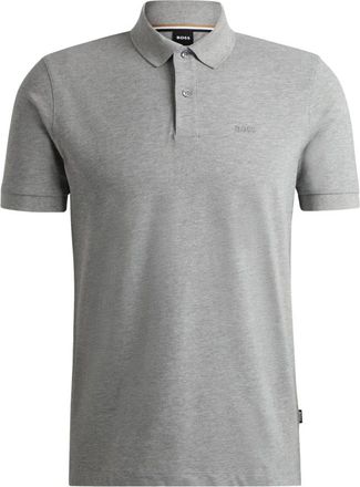 HUGO BOSS Pallas Polo - Heren - Polos - Grijs - XL - Katoen - Tops