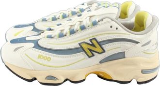 New Balance Heren Wit/Blauw Sneakers - Heren - Sneakers - Wit - 42 EU - Schoenen