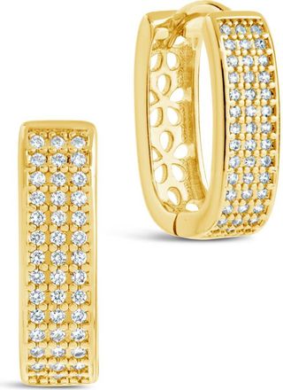 Sterling Forever Renee Hoop Earrings in Gold at Nordstrom Rack