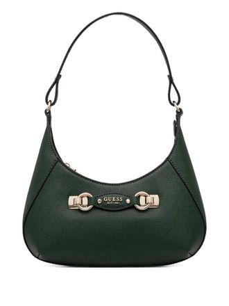 Guess Co Mimina schoudertas met metalen afwerking - Groen