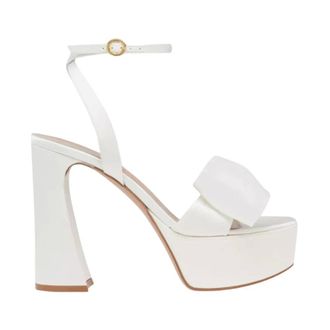 Gianvito Rossi High Heel Sandals, female, White, 6 1/2 UK, White Platform Sandals