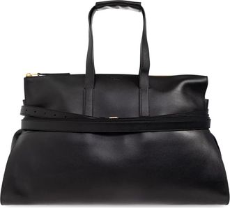 Moschino Leren shopper tas - Heren - Shoppers - Zwart - ONE Size - Leer - Tassen