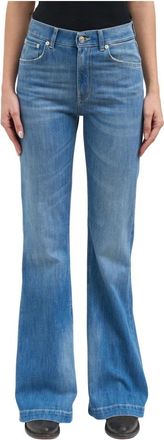 Dondup Boot-cut Denim Broek Olivia - Dames - Bootcut Jeans - Blauw - W27 - Denim - Jeans