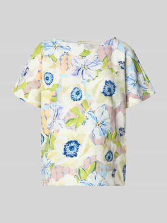 Christian Berg T-Shirt aus Viskose-Mix im Allover-Look in Grass, Gr&ouml;&szlig;e XXL