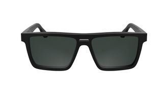 Calvin Klein Mens Sunglasses CK25501S - Black with Solid Grey Lens