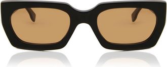 Retro Superfuture TEDDY BTR Mens Sunglasses Black Size 54