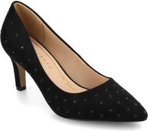 Journee Collection Scylee Pump in Black Stud at Nordstrom Rack, Size 8.5