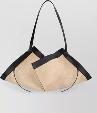 Yuzefi tote bag shoulder strap two tone design