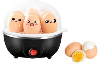 OEM Cocedor De Huevos De Una Sola Capa Para Cocci&oacute;n Sin Secado, Puede Cocinar Hasta 7 Huevos Al Vapor, Dimensiones Aproximadas 14,5 X 12,5 Cm