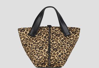 Alexander Smith Lauren Medium handbag with shoulder strap in spotted nylon