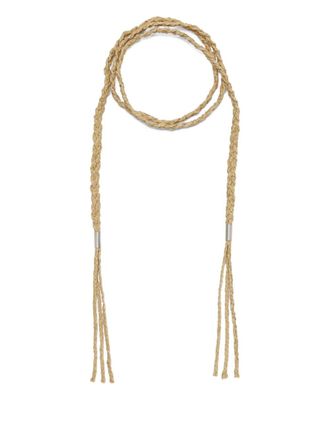 Dsquared2 raffia belt - Neutrals