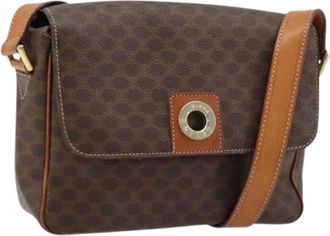 Celine Pre-owned Cross Body Bags, female, Brown, Size: ONE SIZE Pre-owned Plastic Cross Body Bag