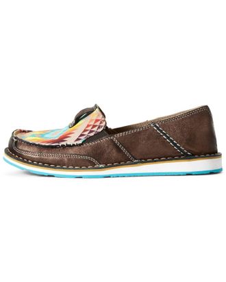 Ariat Womens Cruiser Shoe In Copper Metallic Rainbow Blanket