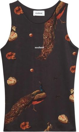 Soulland TOP - Dames - Tops zonder mouwen - Veelkleurig - M/L - Polyester - Tops