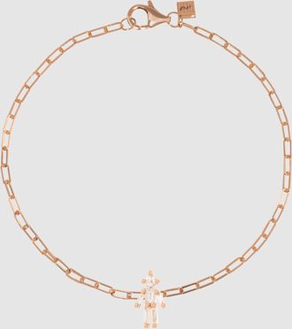 Little Ones Paris Bracelet Magn&eacute;tique Mini Gar&ccedil;on Or Rose Diamants