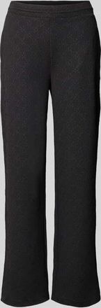 HUGO BOSS Regular Fit Sweatpants mit Allover-Muster Modell NAYENE in Black, Gr&ouml;&szlig;e XL