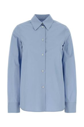 Jil Sander Light Blue Regular Solid Shirt