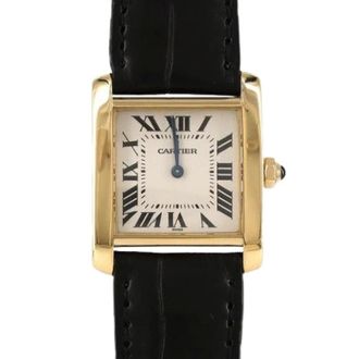 Cartier Pre-owned Tank Francaise Au750 Quartz - - Pre-owned - Donna - Giallo - ONE SIZE