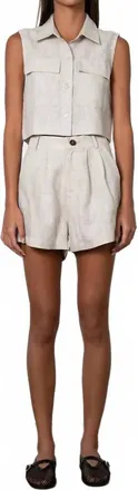 Parentezi Michelle Shorts In Oat