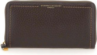 Gianni Chiarini Accessoires, Dames, Bruin, ONE Size, Leer, Bubble Wallet