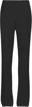 Ferragamo Womens Cotton Trousers In Black