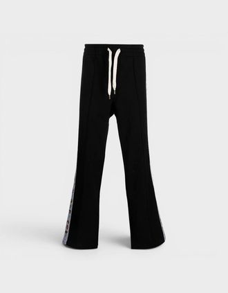 Casablanca Mens Casa Elements Embroidered Satin Tape Sweatpant Black - Size: 37/36/32/42/Regular