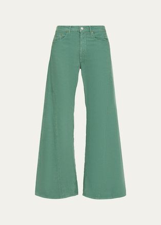 Mother The Lemon Twist Wide-Leg Pants