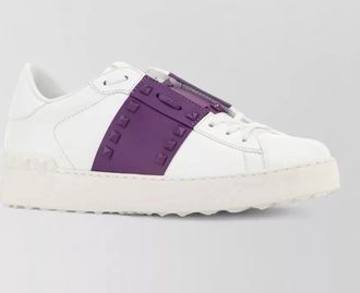 Valentino Garavani leather rockstud low-top sneakers