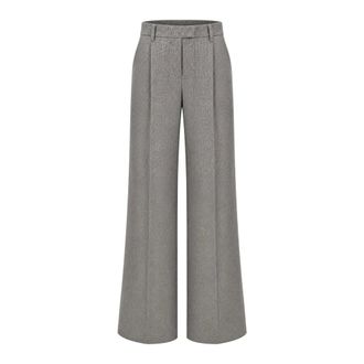 Brunello Cucinelli Pantaloni - Trousers - Mujer - Gris - S