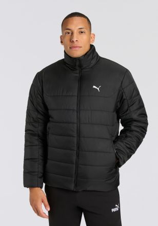 Puma Winterjacke PUMA ESS PADDED JACKET, Herren, Gr. XXL, schwarz (puma schwarz), Taft, Obermaterial: 100% Polyester, unifarben, regular fit normal, Rundha