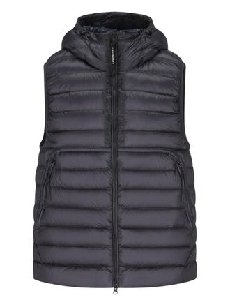 C.P. Company hooded zipped vest - men - Polyamide - S - Blue
