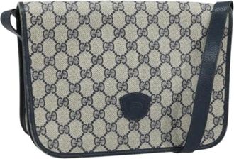 Gucci Pre-owned Plastic Cross Body Bag - Dames - Vintage Schoudertas - Blauw - ONE Size - Vintage