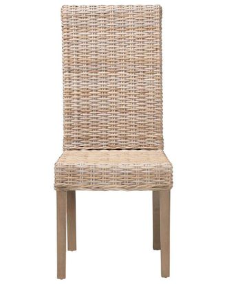 Baxton Studio Santiago Bohemian Wood Dining Chair