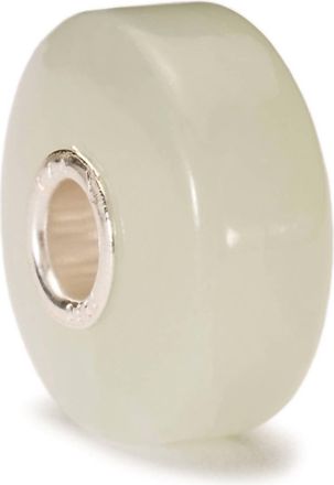 Trollbeads Womens Circle Jade Bead Charm In Green