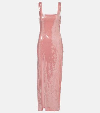 Staud Le Sable sequined maxi dress