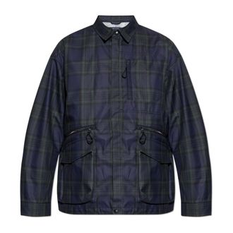 Comme Des Gar&ccedil;ons Light Jackets, male, Blue, Size: L Plaid Pattern Jacket