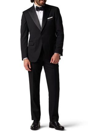 Alton Lane Performance Tailored Fit Tuxedo in Raven Black at Nordstrom Rack, Size 38 Regular