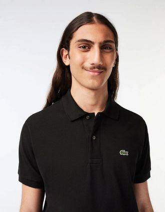 Lacoste Mens Lacoste Classic Fit L.12.12 Mens Short Sleeve Polo Shirt - Sapwood L7A - Black - Size: 42