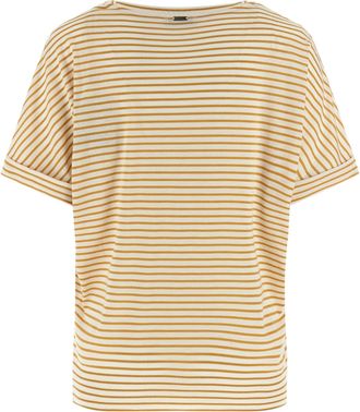 Herno Womens Bicolor Lyocell T-Shirt